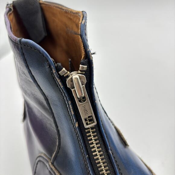 VTG John Fluevog x Dr. Doc Martens Colorblock Boots Men's 8 Made in England Rare - Picture 10 of 14